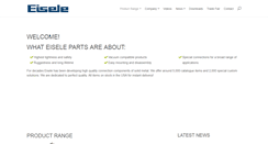 Desktop Screenshot of eisele-connectors.com
